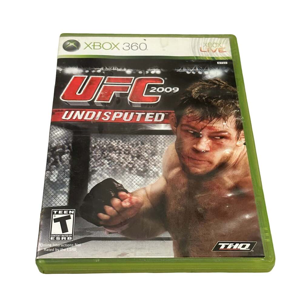 UFC 2009 Undisputed Video Game Xbox 360 CIB